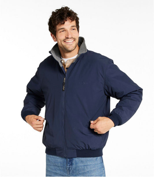 Men's Warm-Up Jacket, Fleece Lined - US 9556