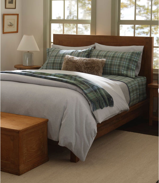 Heritage Chamois Flannel Sheet Collection, Plaid - US 0390