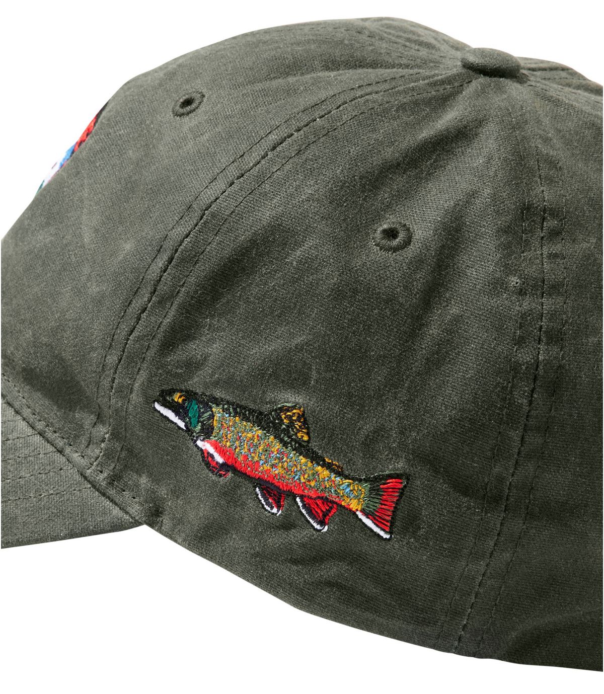 Adults' MIF&W Waxcloth Hat, Brook Trout - US 4307