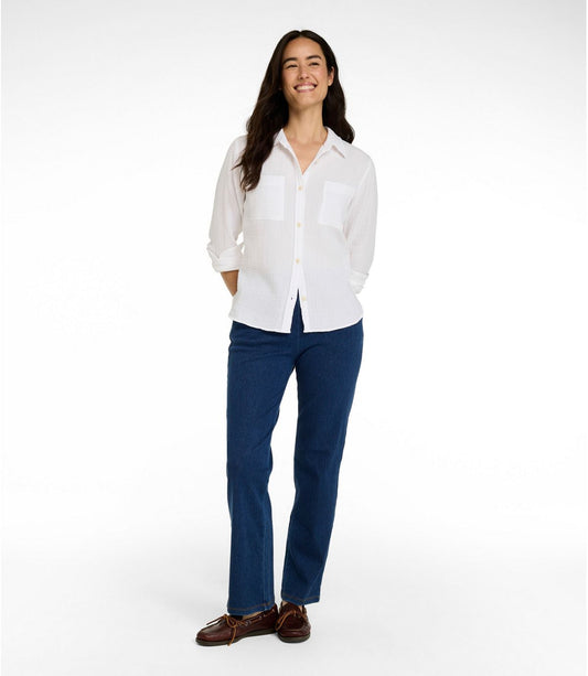 Women's Perfect Fit Pants, Denim Straight-Leg - US 8279