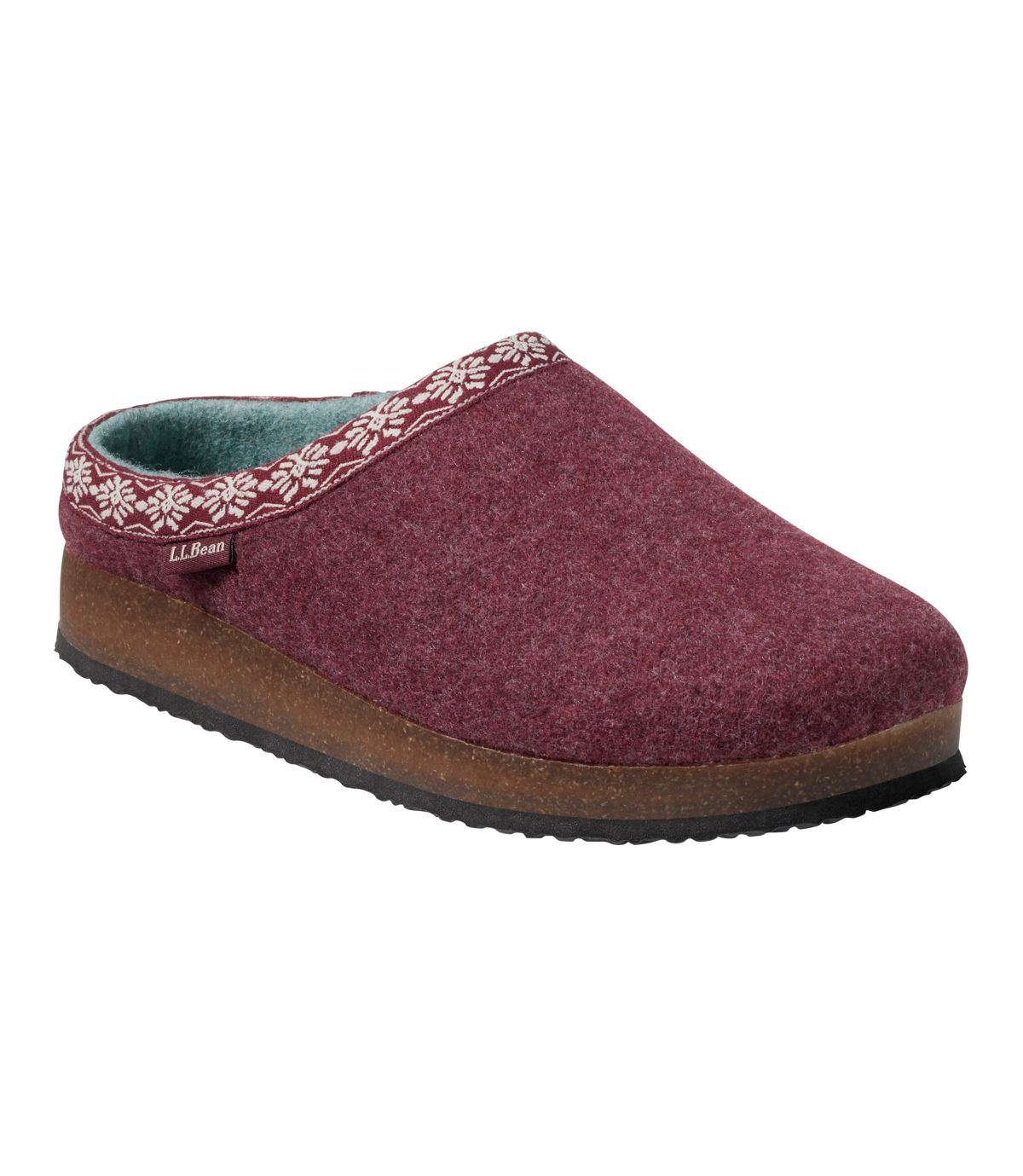 Women's L.L.Bean Wool Slipper Clog - US 8574