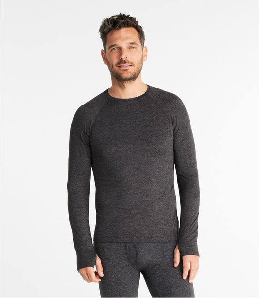 Men's L.L.Bean Simple Soft Base Layer, Crew - US 5561