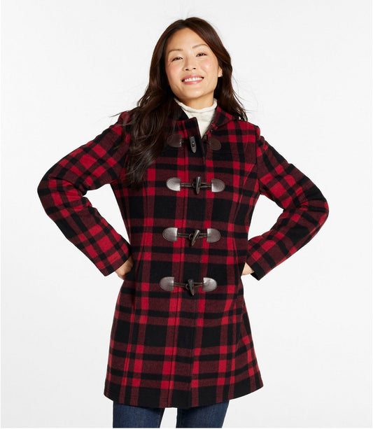 Women's Classic Lambswool Duffel Coat, Pattern - US 2269