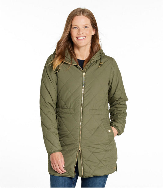Women's Bean's Cozy Quilted Coat - US 8832