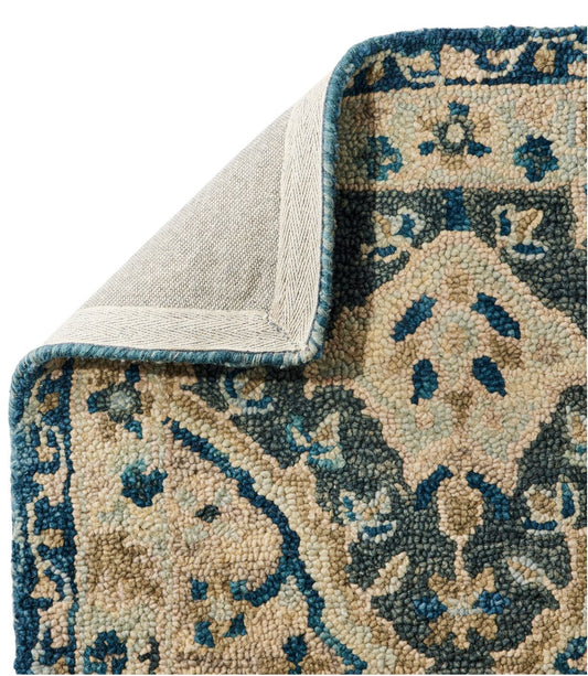 Diamond Floral Wool Tufted Runner - US 5370