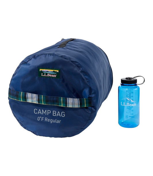 L.L.Bean Flannel Lined Camp Sleeping Bag, 0° - US 3386