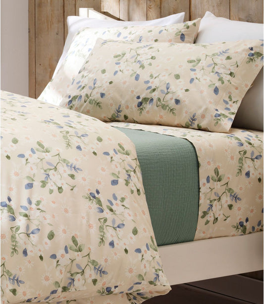 Premium Egyptian Percale Sheet Collection, Daisy - US 4865