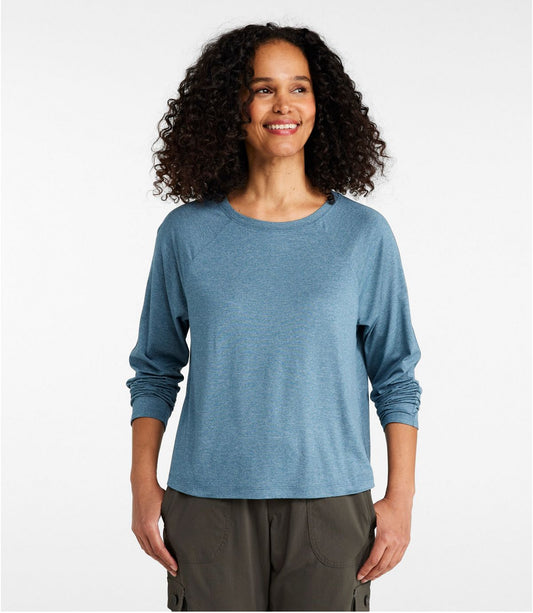 Women's Movement Essential Tee, Long-Sleeve Cropped - US 3407