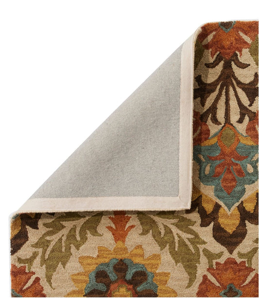 Woodland Wool Hooked Rug - US 9279