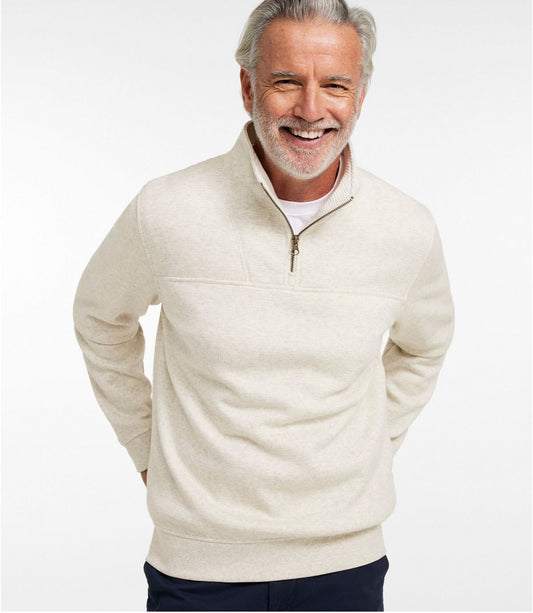 Men's All Seasons Textured Sweats, Quarter-Zip - US 5029