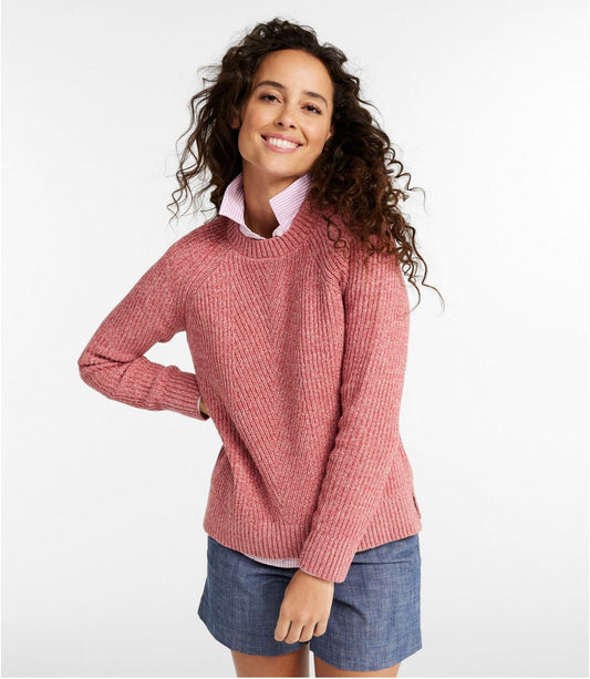 Women's Mariner Shaker Sweater, Crewneck - US 0128