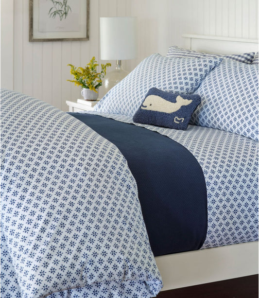 Sunwashed Percale Comforter Cover, Block Floral Print - US 3406