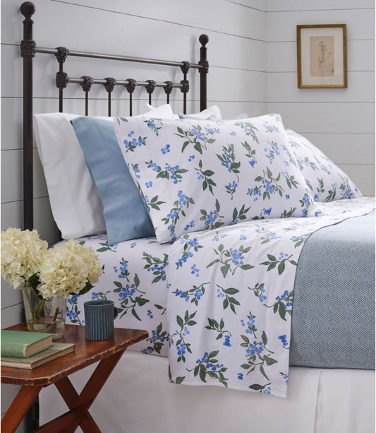 Jess Franks Blueberry Flannel Sheet Collection - US 7061