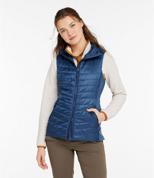 Women's PrimaLoft Packaway Long Vest - US 6837