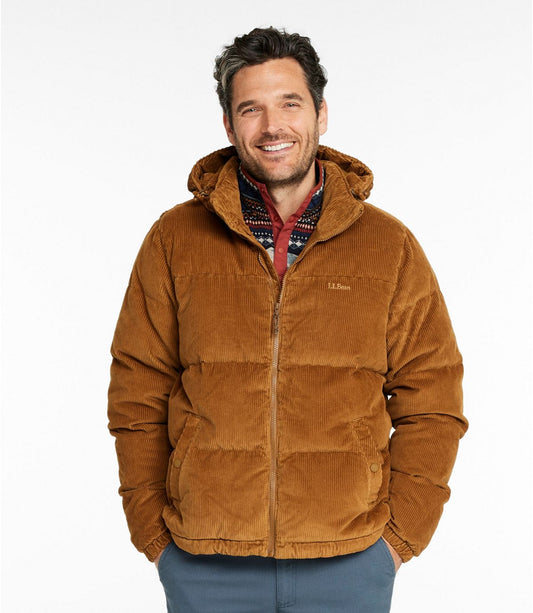 Men's Mountain Classic Down Jacket, Corduroy - US 4821