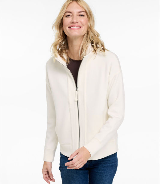 Women's L.L.Bean CloudSoft Top, Full-Zip - US 6228