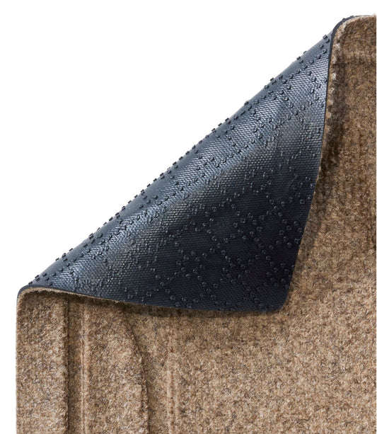 Everyspace Recycled Waterhog Doormat, Half Round, Sunflower - US 7241