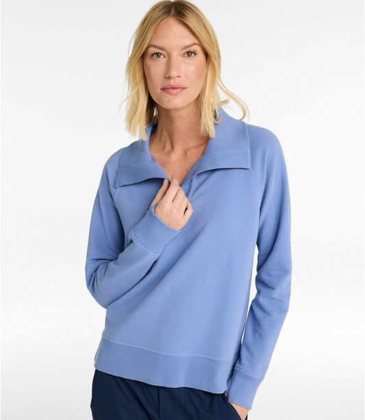 Women's Bean's Cozy Splitneck Pullover Sweatshirt - US 4167