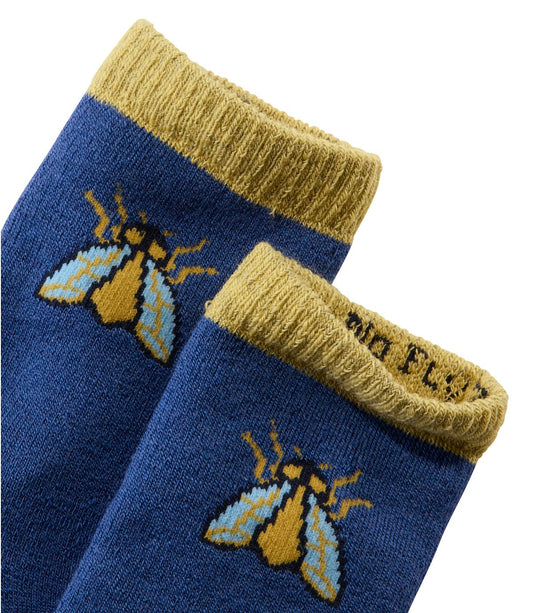 Kids' L.L.Bean No Fly Zone Hiking Socks, Crew - US 9499