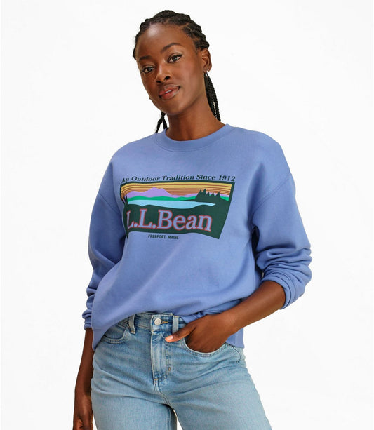 Women's Essential Sweatshirt, Crewneck Logo - US 0237