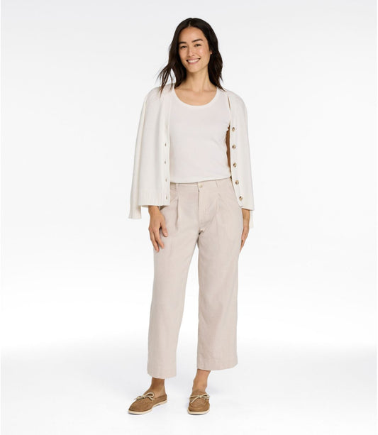 Women's Lakeside Linen-Blend Pants, Crop - US 9614