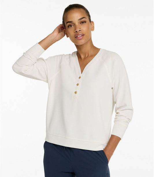 Women's Mountainside Micro Waffle Henley - US 2188