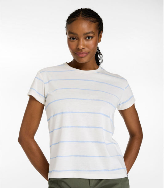 Women's Mountainside Crewneck Tee, Short-Sleeve Stripe - US 4495