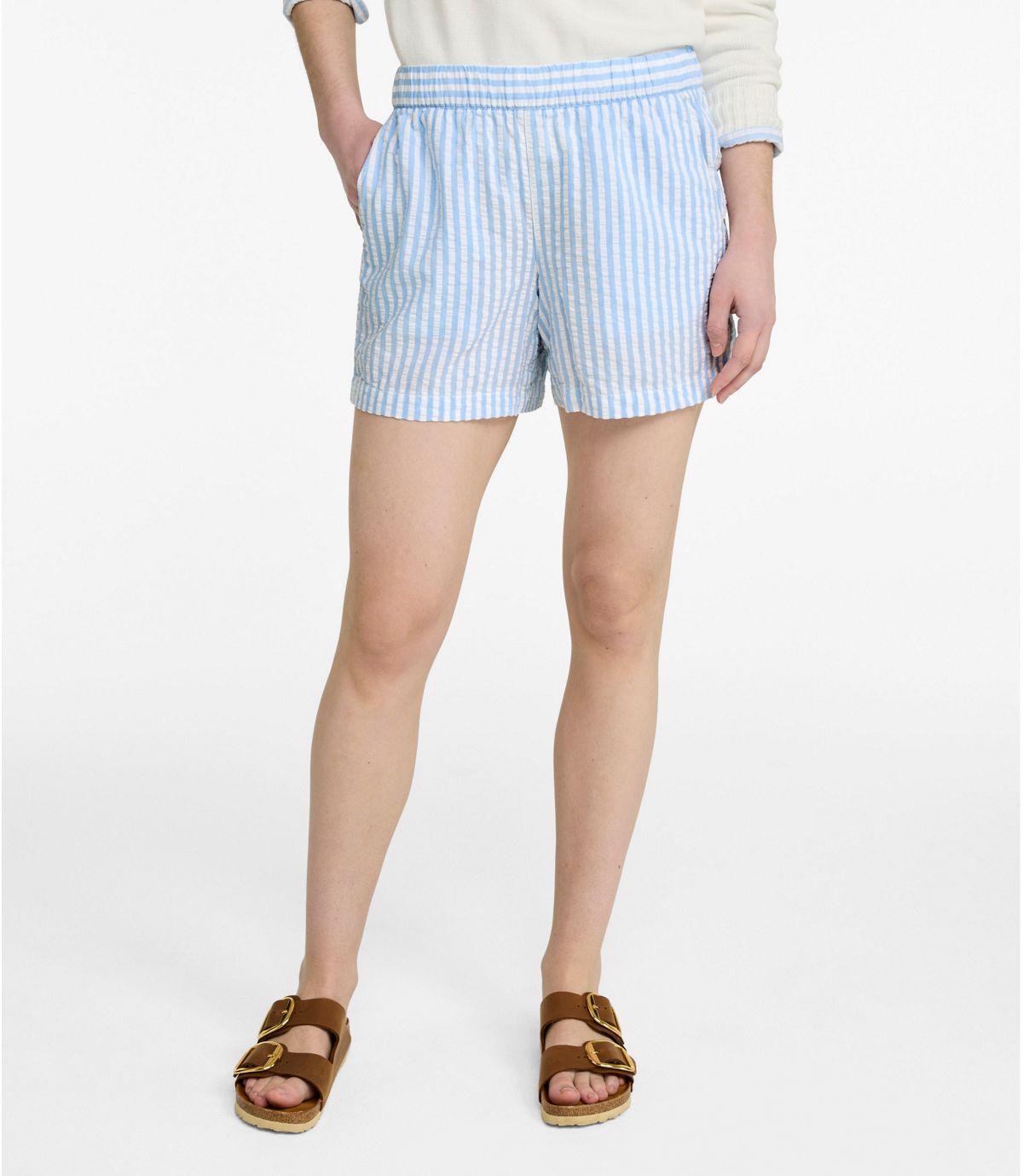 Women's Bean's Seacoast Seersucker Shorts - US 0742