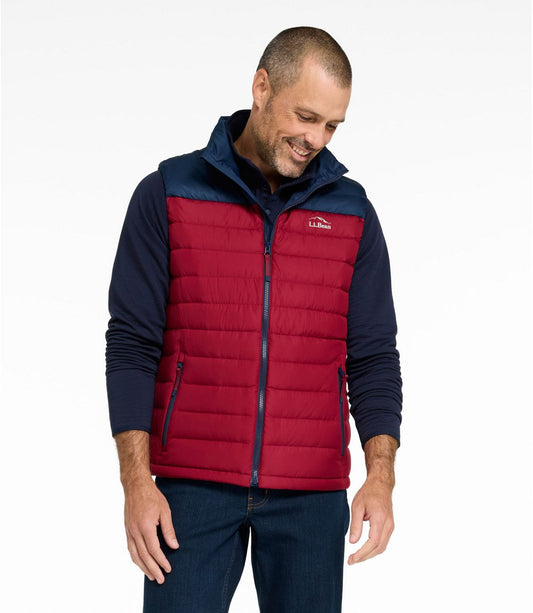 Men's Access Down Vest, Colorblock - US 2669