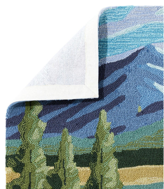 Indoor/Outdoor Vacationland Rug, Mountain Horizon - US 2892