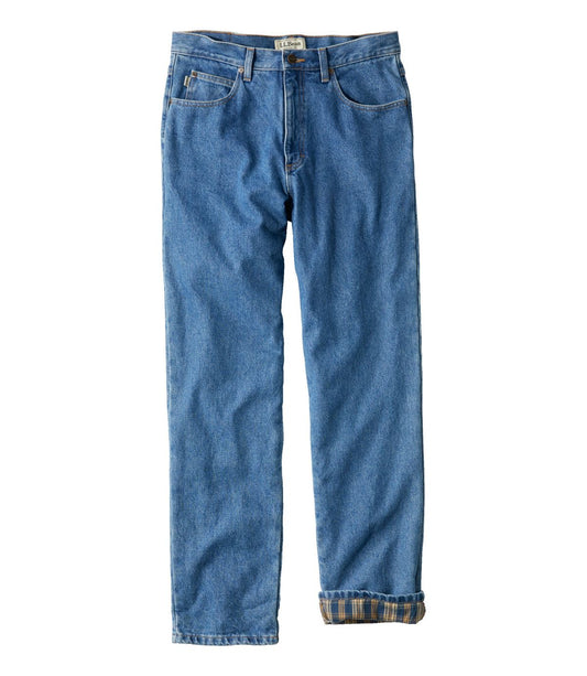 Men's Double L® Jeans, Classic Fit, Flannel-Lined - US 5992