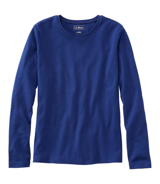 Women's L.L.Bean Tee, Long-Sleeve Crewneck - US 5978