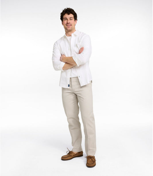 Men's Wrinkle-Free Double L® Chinos, Classic Fit, Plain Front - US 5488