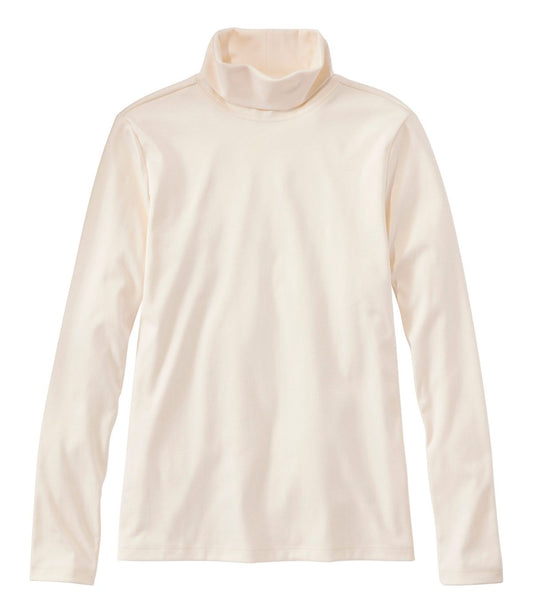 Women's Pima Cotton Turtleneck, Long-Sleeve - US 4256