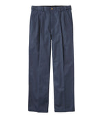 Men's Wrinkle-Free Double L® Chinos, Natural Fit, Hidden Comfort, Pleated - US 7660
