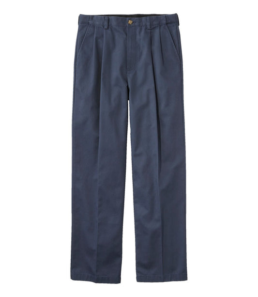 Men's Wrinkle-Free Double L® Chinos, Natural Fit, Hidden Comfort, Pleated - US 7660