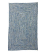 All-Weather Braided Rug, Concentric Pattern Rectangular - US 3350