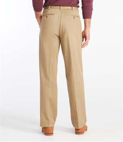 Men's Wrinkle-Free Double L® Chinos, Natural Fit, Hidden Comfort, Plain Front - US 0531