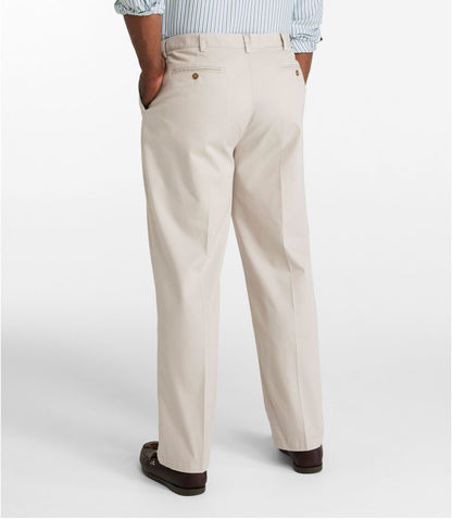 Men's Wrinkle-Free Double L® Chinos, Natural Fit, Hidden Comfort, Plain Front - US 0531