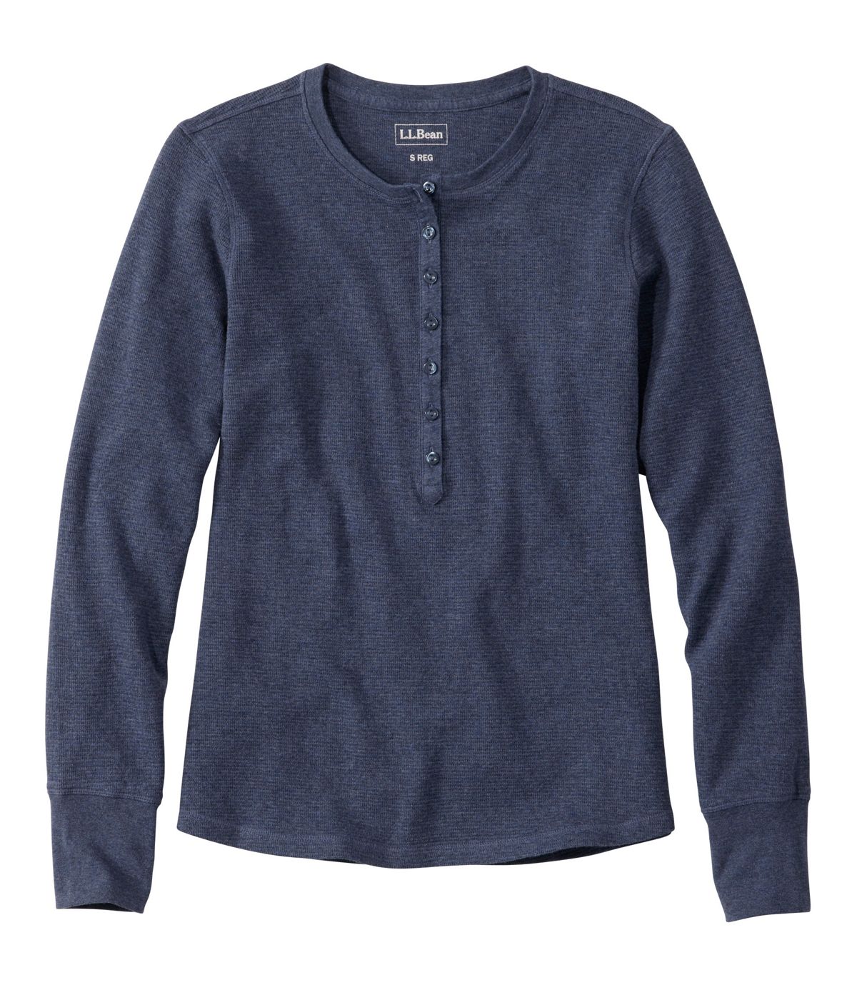 Women's Waffle-Knit Henley - US 1579