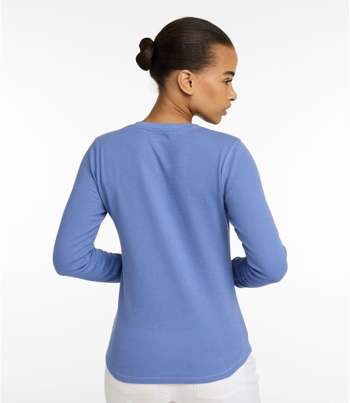 Women's Waffle-Knit Henley - US 1579