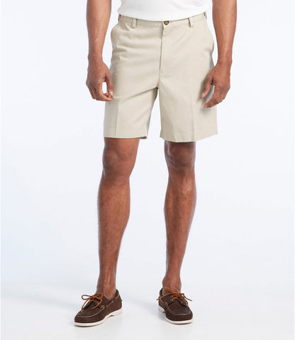 Men's Wrinkle-Free Double L® Chino Shorts, Natural Fit, Hidden Comfort Waist, 8" - US 1962