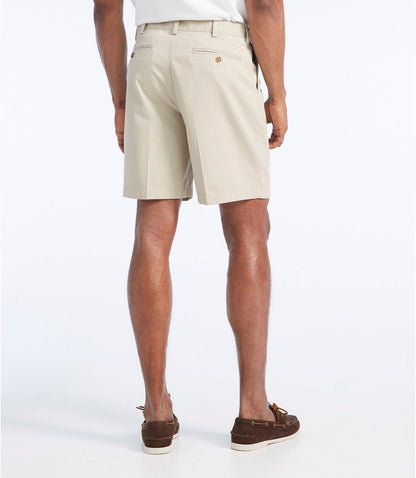 Men's Wrinkle-Free Double L® Chino Shorts, Natural Fit, Hidden Comfort Waist, 8" - US 1962
