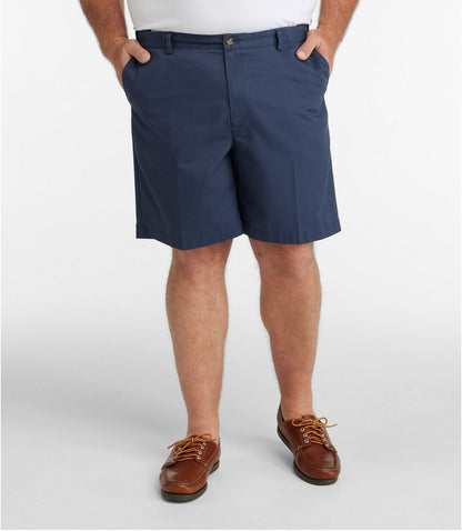Men's Wrinkle-Free Double L® Chino Shorts, Natural Fit, Hidden Comfort Waist, 8" - US 1962