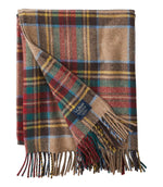 L.L.Bean Washable Wool Throw, Plaid 54" x 60" - US 6449