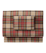 Heritage Chamois Flannel Sheet Collection, Plaid - US 0390