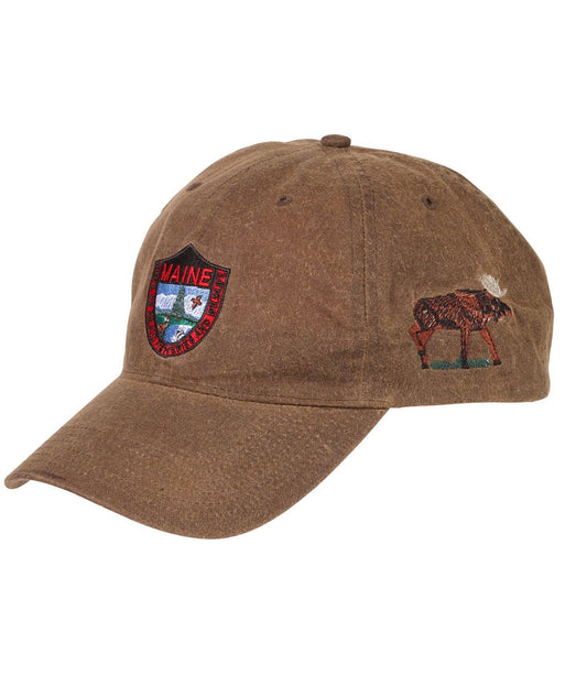 Adults' MIF&W Waxcloth Hat, Moose - US 7002