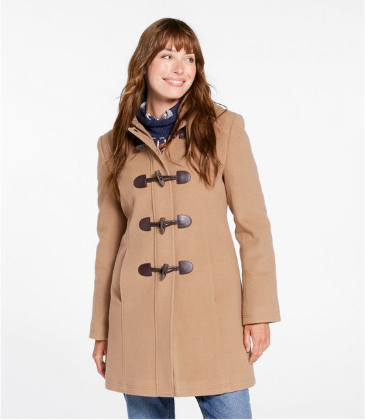 Women's Classic Lambswool Duffel Coat - US 7545
