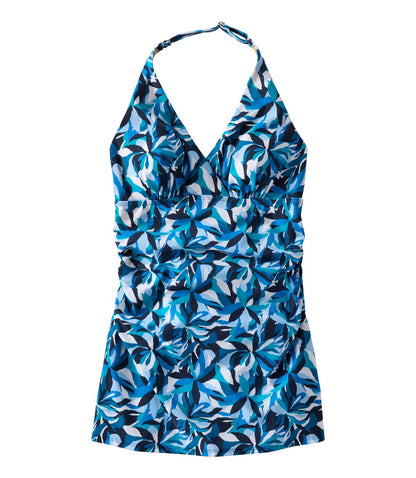 Women's Shaping Swimwear, Clasp Halter Dress Print - US 7766