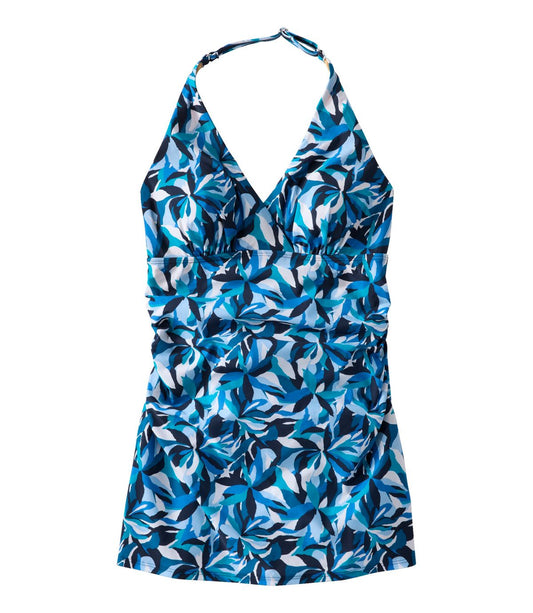 Women's Shaping Swimwear, Clasp Halter Dress Print - US 7766